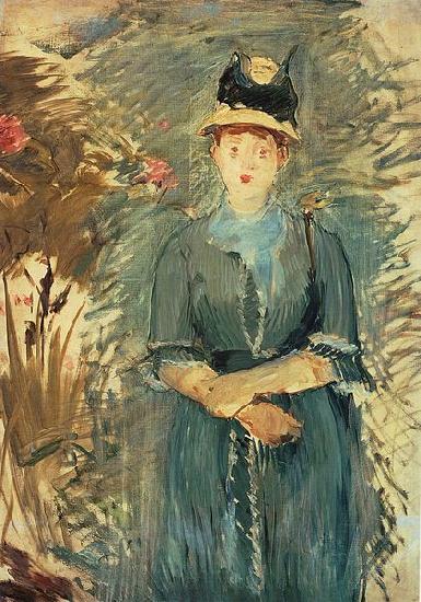 Edouard Manet Jeunne Fille dans les Fleurs